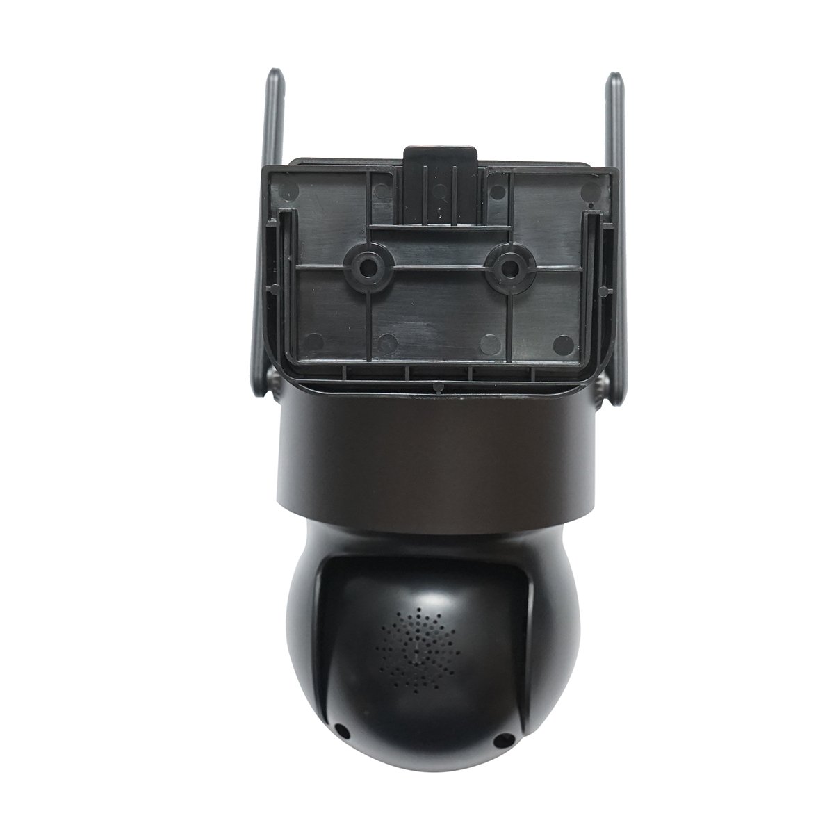 Camera supraveghere lentila duala 4 MP cu panou solar 7.6W, baterie 18650 incarcare rapida, WIFI 2.4 GHz, rotativa 360 grade PTZ cu senzor de miscare, detectie umana PIR, alarma, night vision si aplicatie iCSee